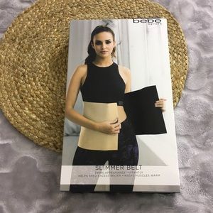Bebe Sport Slimmer Belt 12” Wide x 43” Long NWT